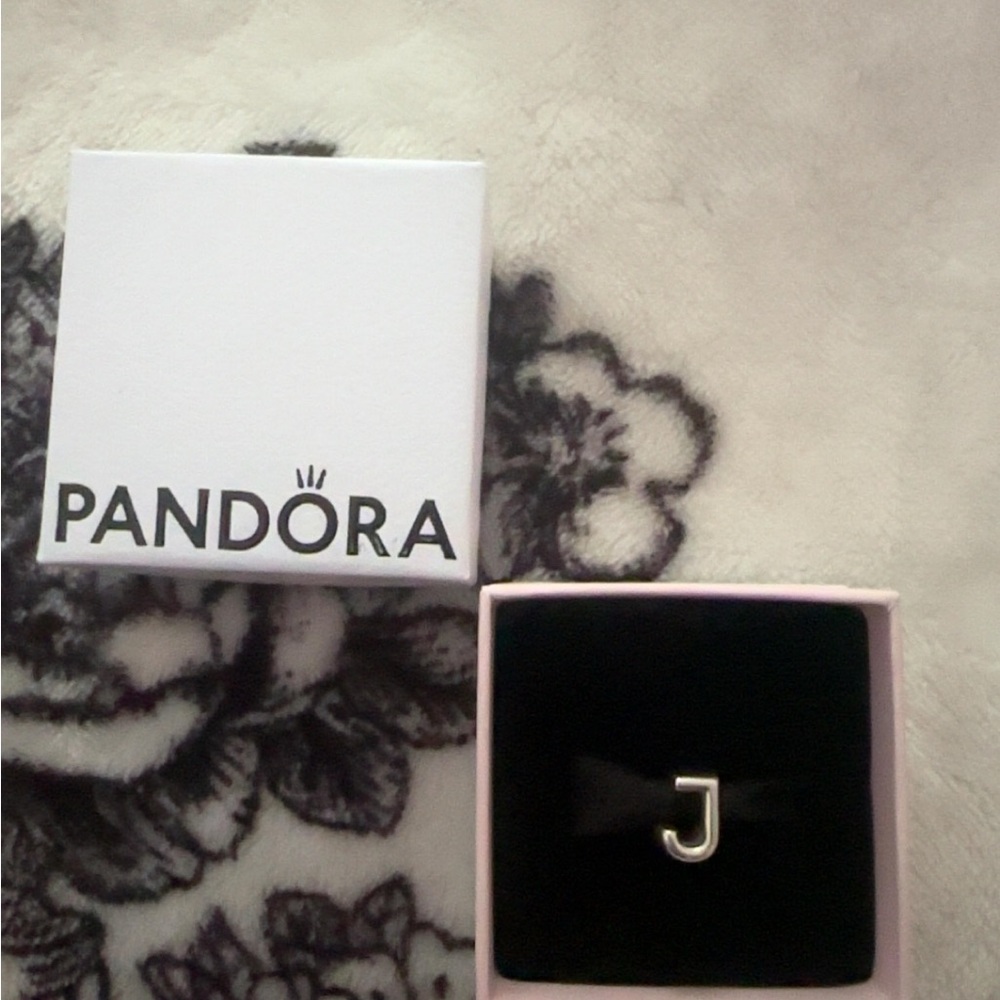 Pandora Silver Initial T Charm